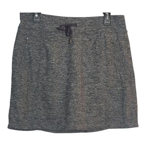 Tangerine Medium Heather Grey Athletic Skort With Pockets Sport, Golf, Tennis